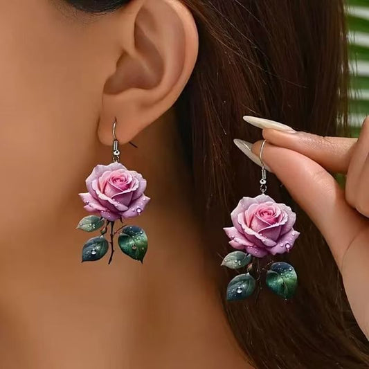 Earring Flower Dangle