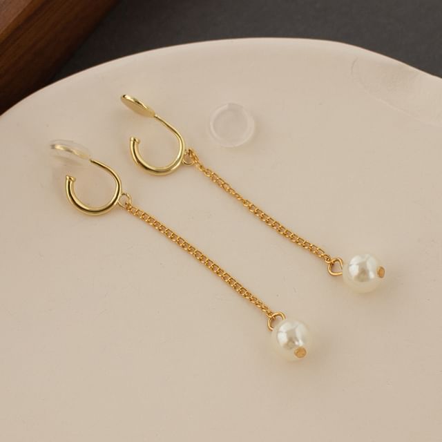 Pearl / Dangle Ear Faux Designs) (Various Earring Cuff