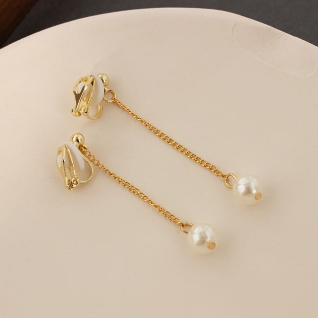 Pearl / Dangle Ear Faux Designs) (Various Earring Cuff