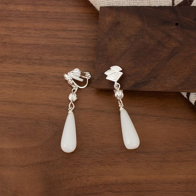 Drop Gemstone Designs) / Fan Alloy Rhinestone Cuff Earring Faux (Various Ear