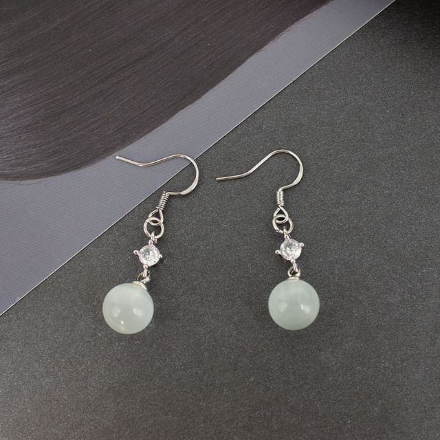 Cat Stone Designs) Ear Earring / Faux Alloy Cuff Eye (Various Dangle