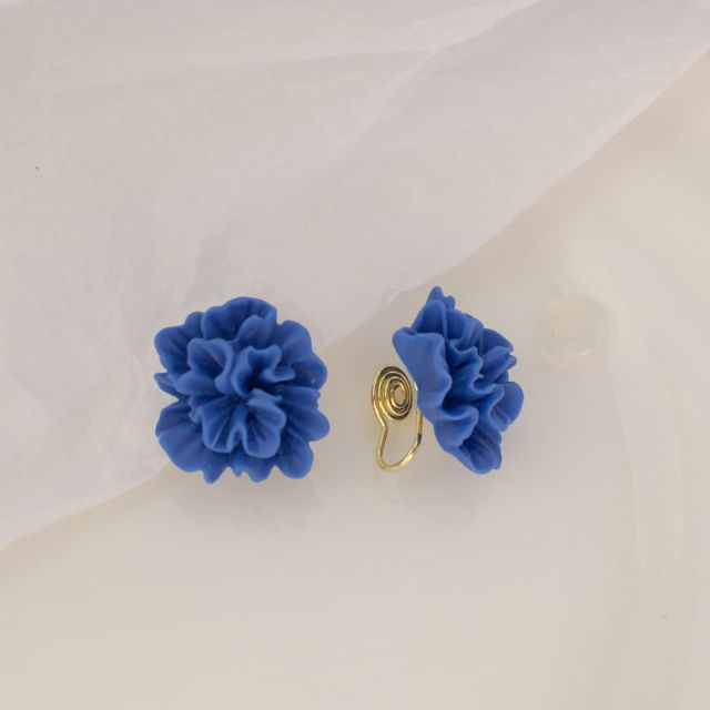 Alloy Ear Earring Floral Cuff Stud /
