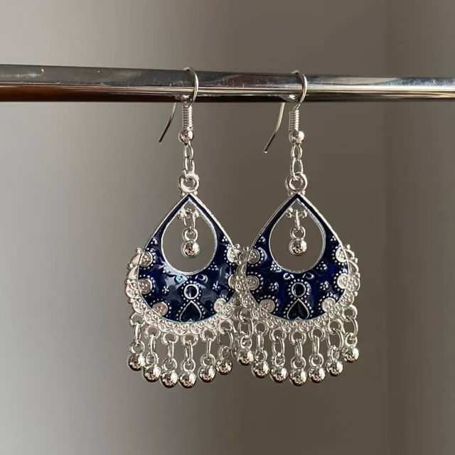 Fringed Chandelier Alloy Earring