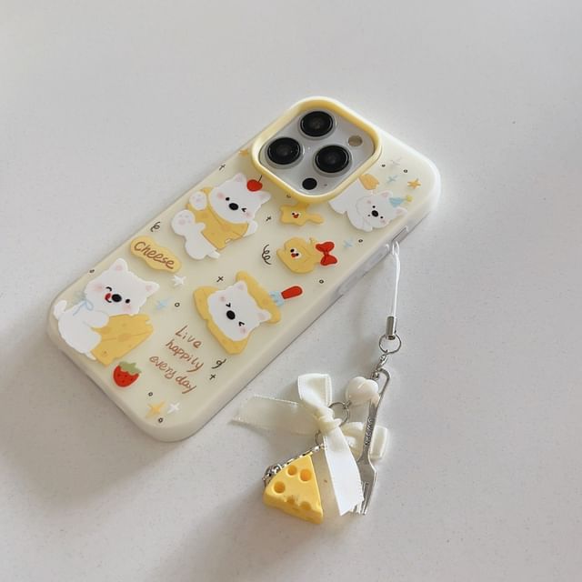 Charm Set / Cheese Case Phone Dog