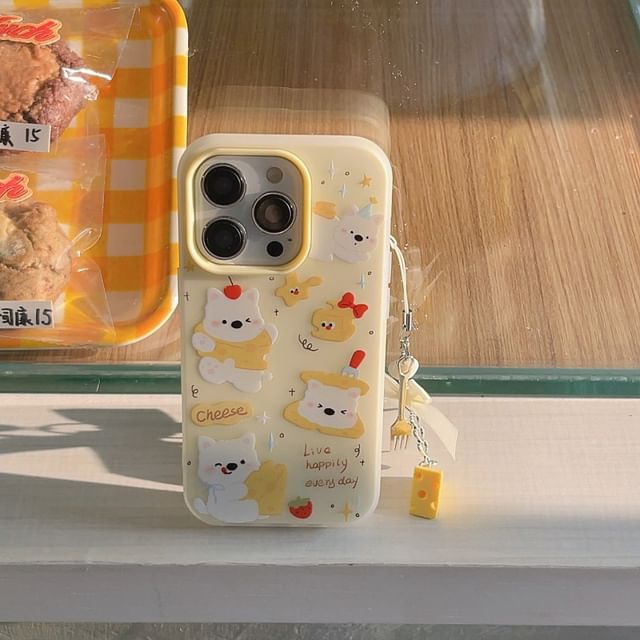 Charm Set / Cheese Case Phone Dog
