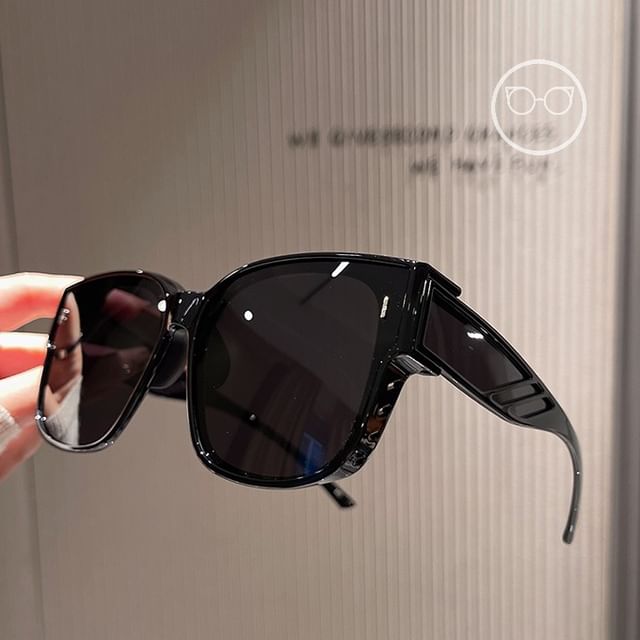 Fabric Cloth Polarized Case Sunglasses Cleaning Pouch Set /