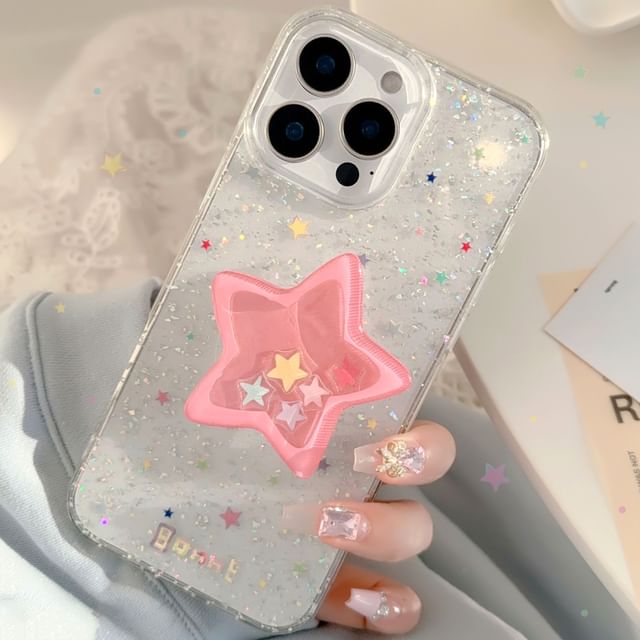 Star Phone Glitter Case