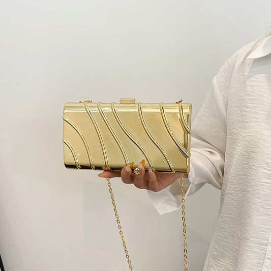 Crossbody Chain Textured Bag Strap