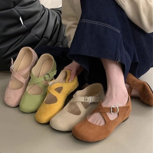 Cross Shoes Mary Jane Wedge Criss Hidden