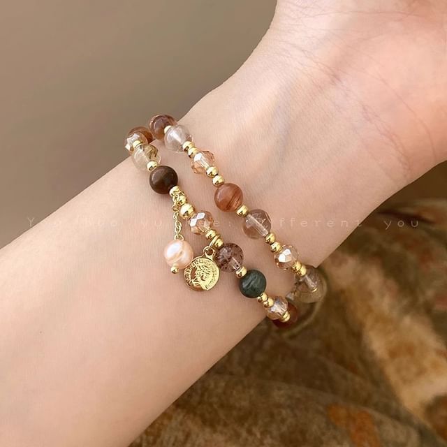 Bracelet Faux (Various Alloy Gemstone Designs)