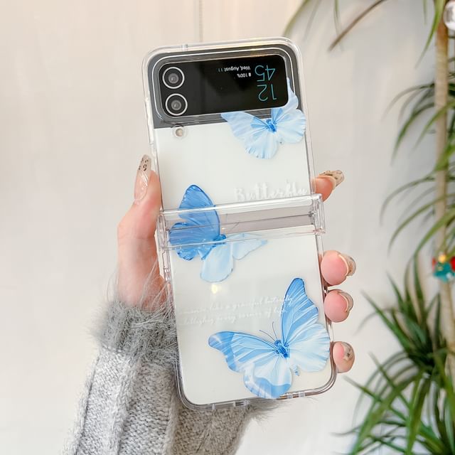 Set / Butterfly Strap Case Phone