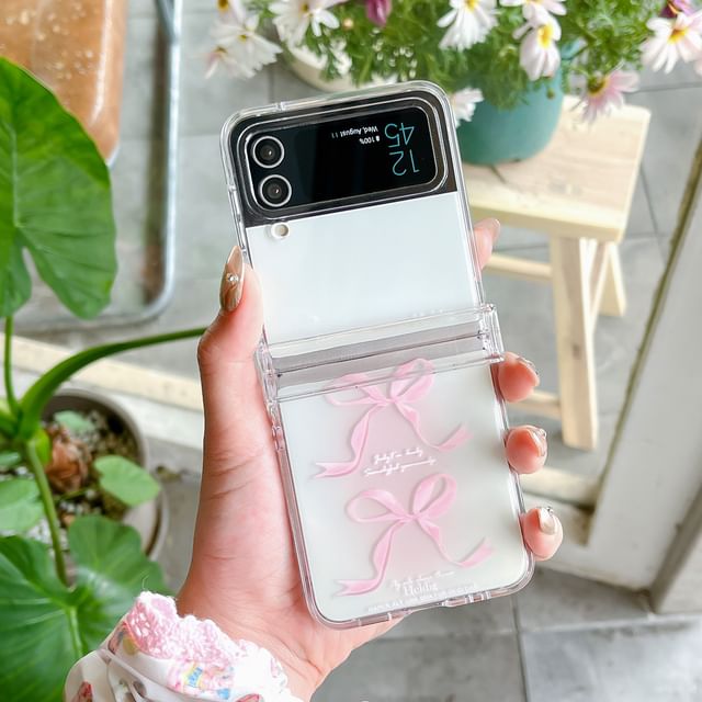 Bow / Strap Phone Set Case