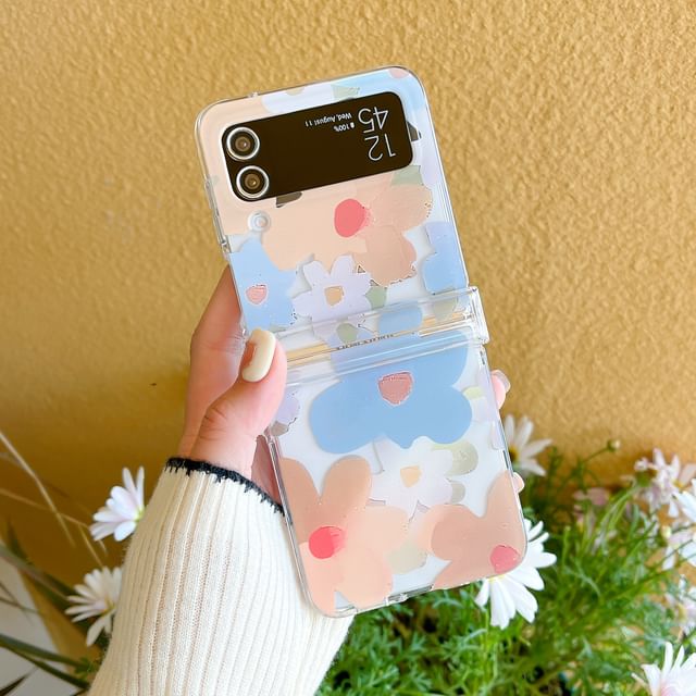 Strap / Case Floral Phone Set