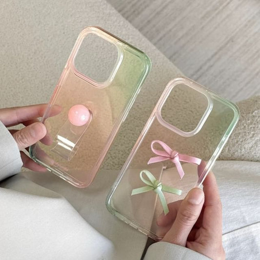 / Phone Strap Finger Ribbon Case