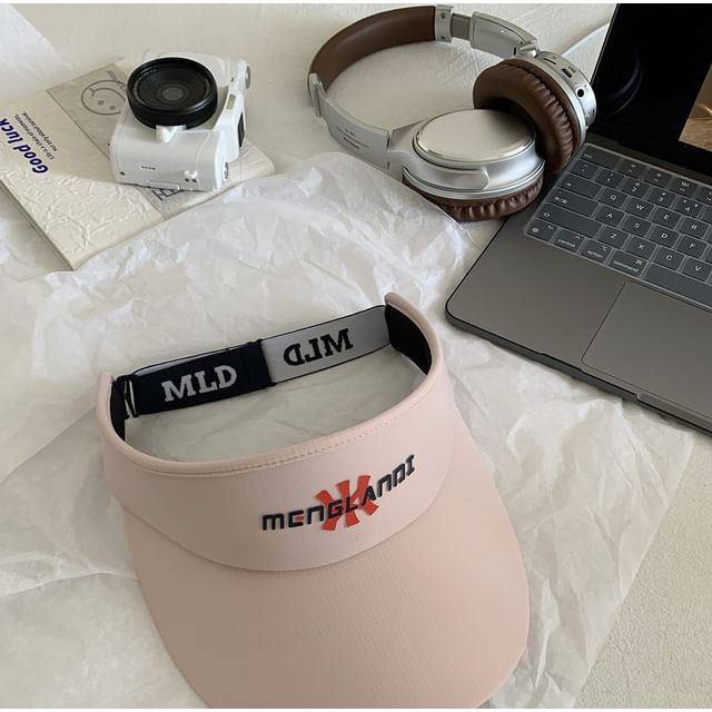 Sun Embroidered Visor Lettering