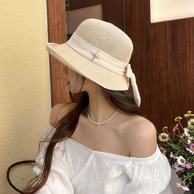 Bucket Hat Star Bow
