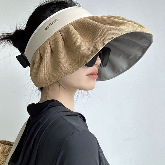 Ruffle Hat Lettering Sun