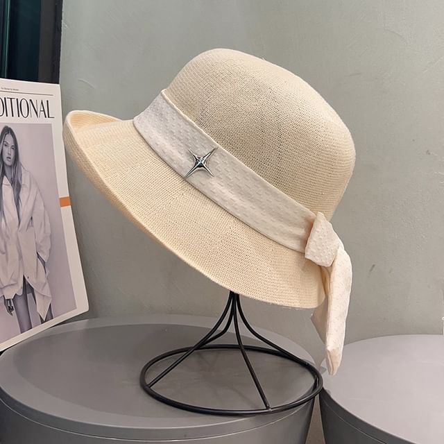 Bucket Hat Star Bow