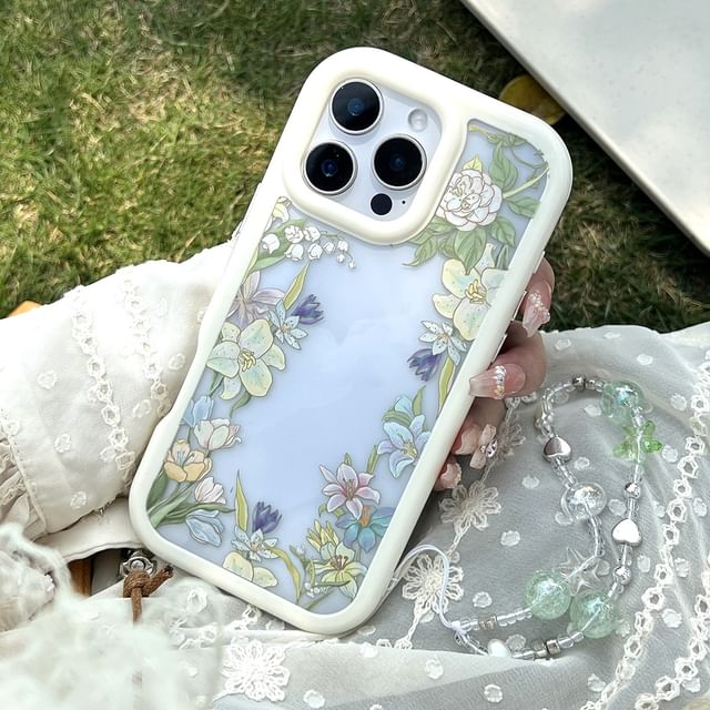 Phone Transparent Case Floral