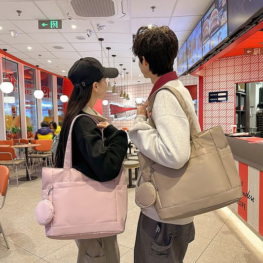 Bag Purse Tote Set: Coin + Plain