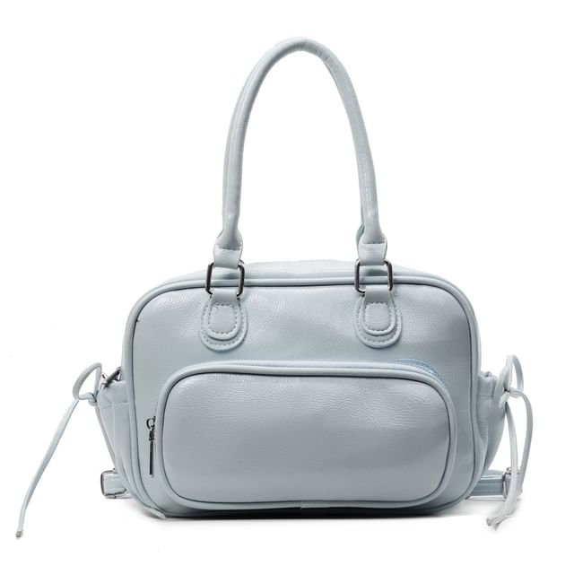 Multi-Way Multi-Pocket Faux Backpack Leather