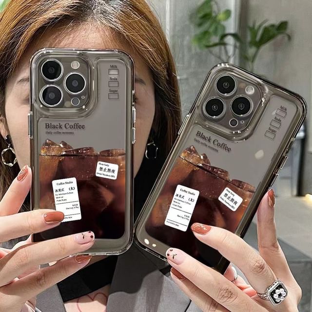 Coffee Transparent Phone Case