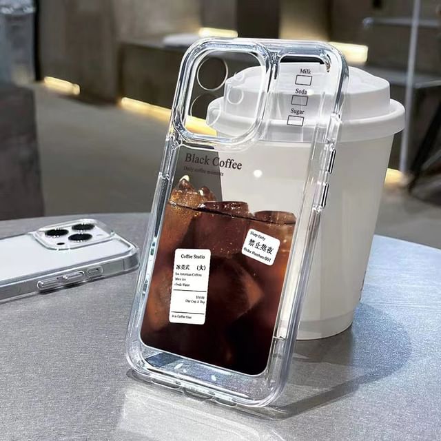 Coffee Transparent Phone Case