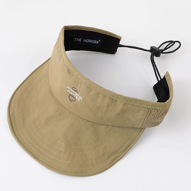 Lettering Visor Embroidered