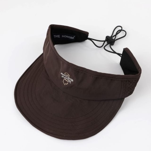 Lettering Visor Embroidered