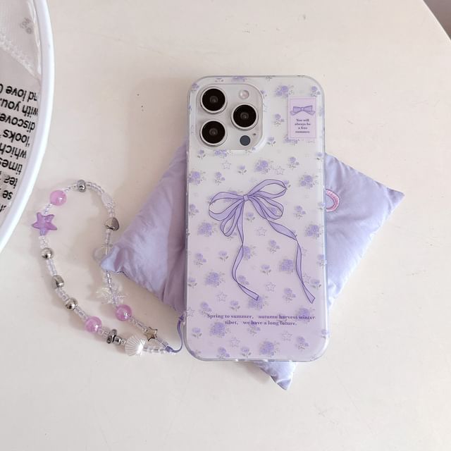 Bow / Phone Case Print Set Strap