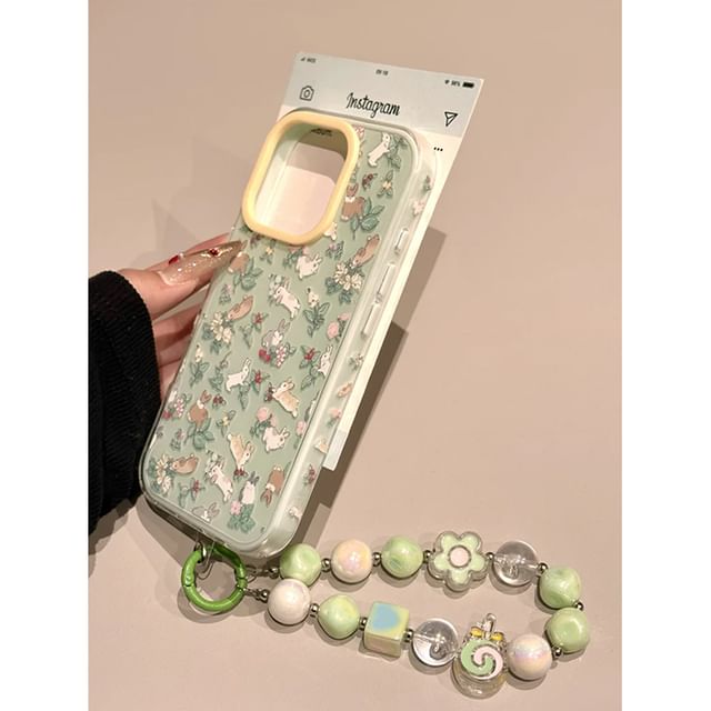Case Strap Rabbit / Set Print Phone