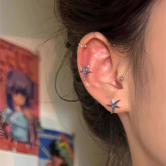 Starfish Stud Earring