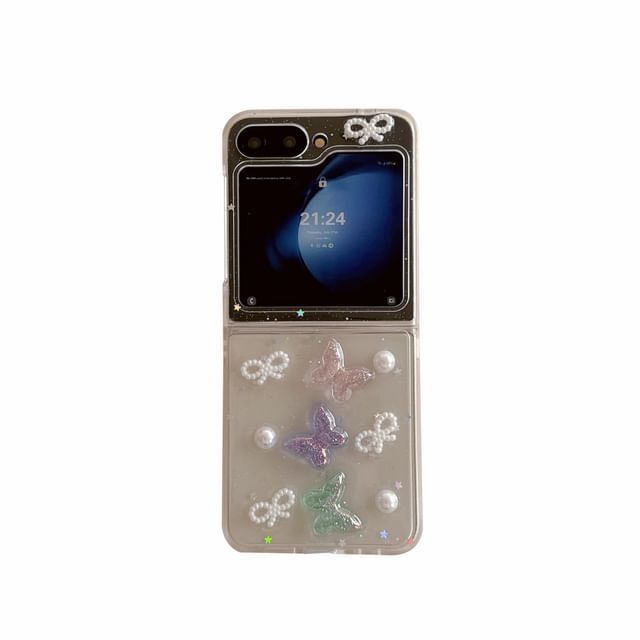 Butterfly Phone Case Strap / Set- Samsung Flip