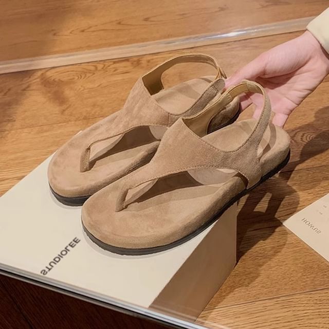 Thong Slingback Sandals