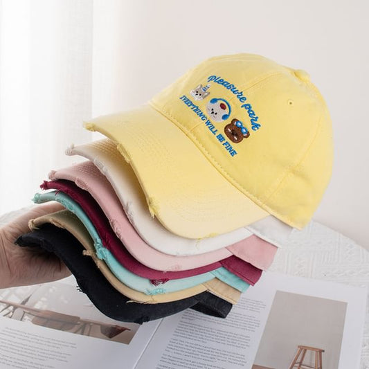 Cartoon Embroidered Cap Baseball