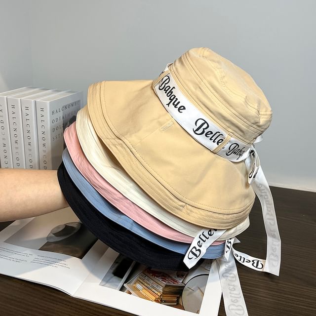 Lettering Hat Bucket