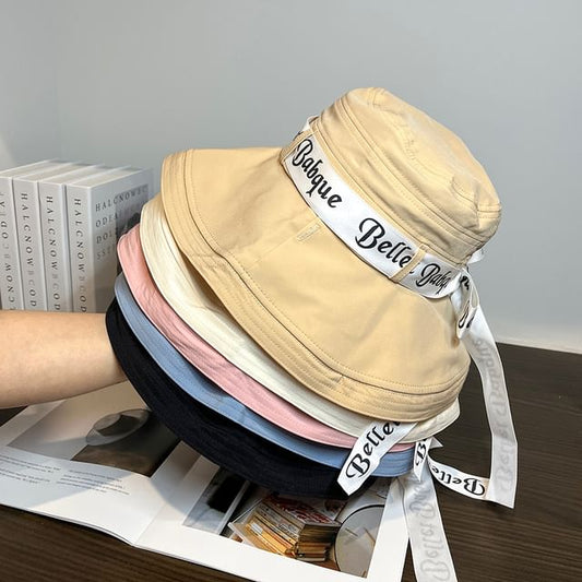 Lettering Hat Bucket