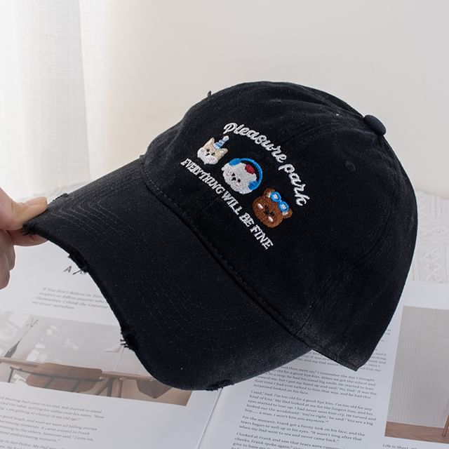 Cartoon Embroidered Cap Baseball