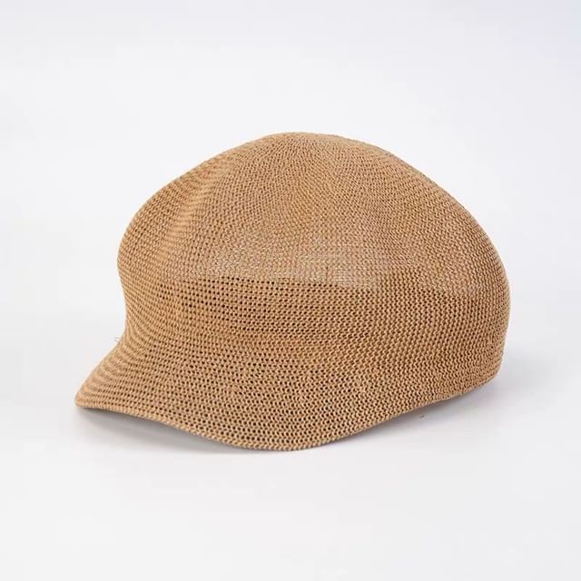 Straw Plain Beret