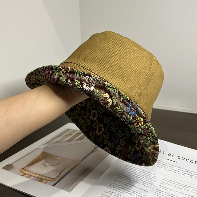 Hat Floral Bucket