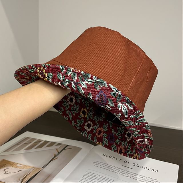 Hat Floral Bucket