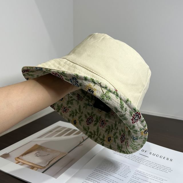 Hat Floral Bucket