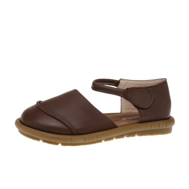 D'Orsay Leather Faux Shoes Platform