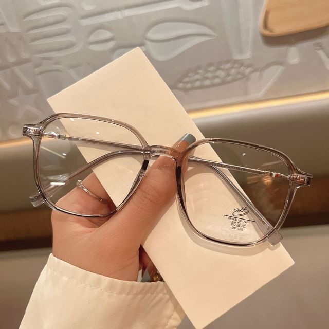 Glasses Blue Geometric Blocking Light