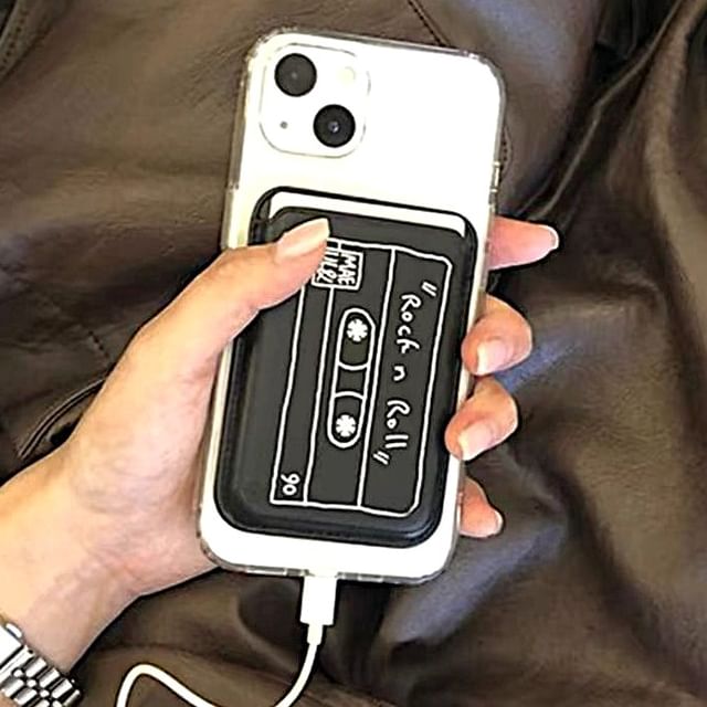 Magnetic Phone with MagSafe) (Compatible Case Card / Cassette