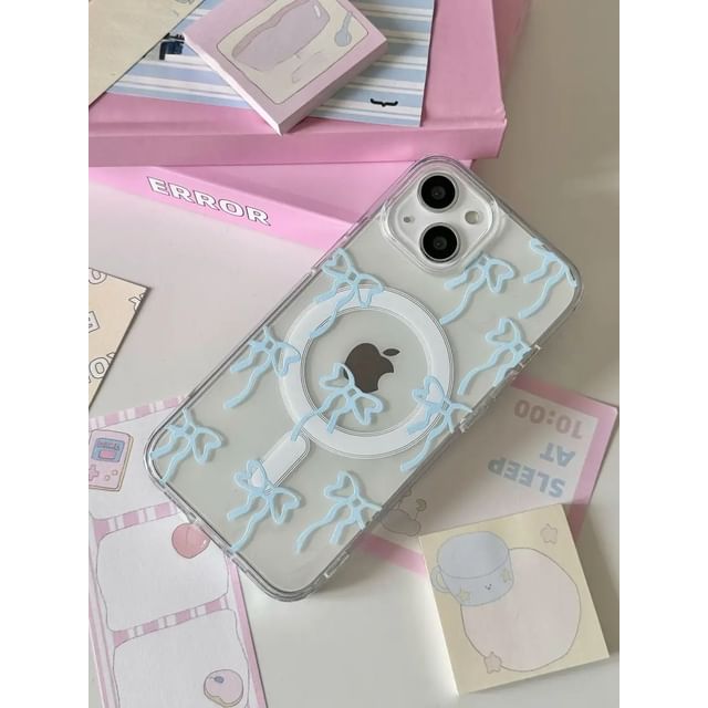Bow Card iPhone Print Set Magsafe Compatible / Case