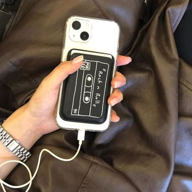 Magnetic Phone with MagSafe) (Compatible Case Card / Cassette