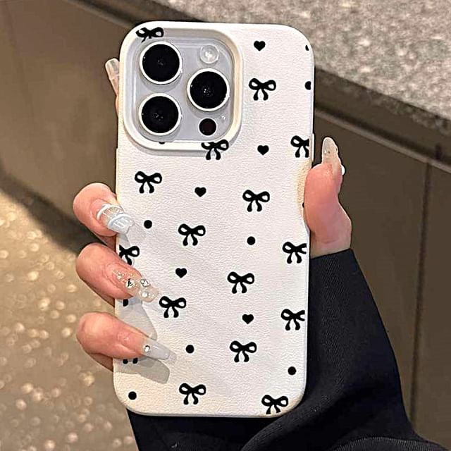 Print Bow iPhone Case