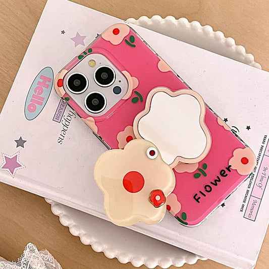 Case Phone with Magnetic Floral (Compatible MagSafe)