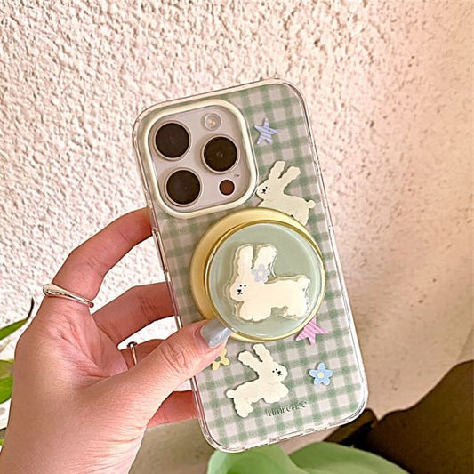 Case Rabbit Plaid Phone